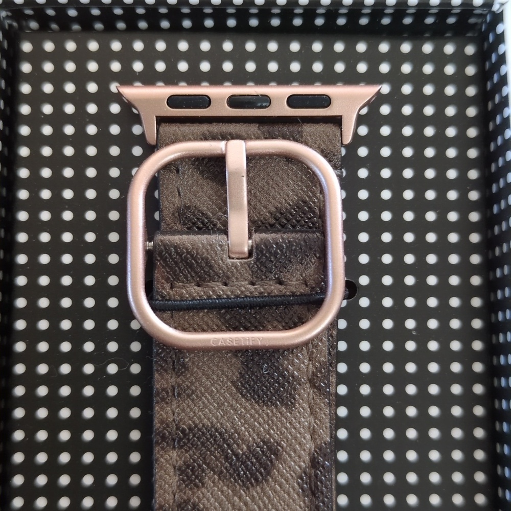 Casetify Camouflage Apple Watch Band with Rose Gold Hardware - Picture 4 of 5
